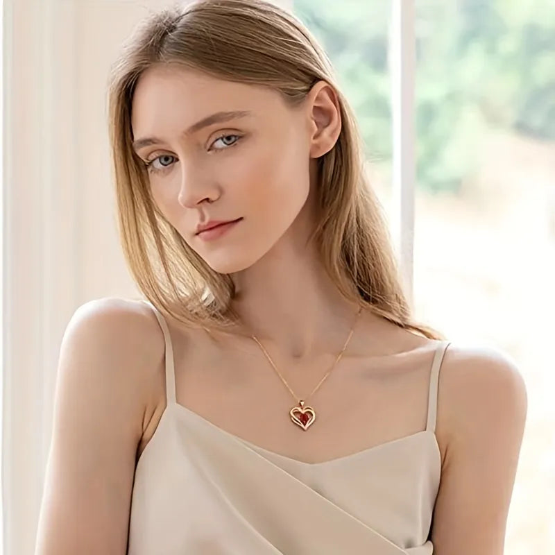 Forever Necklace With Rose LUX